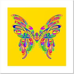 Colorful Butterfly Art Posters and Art